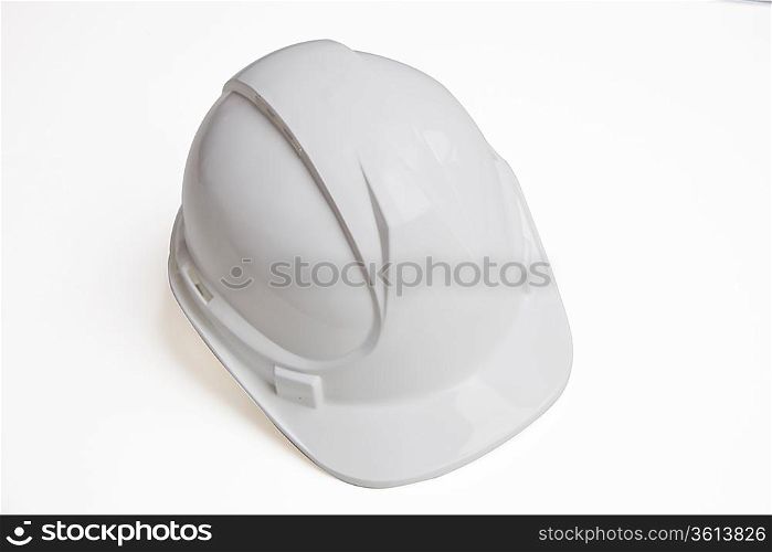 Close-up of hard hat over white background