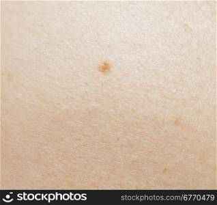 close up of human skin