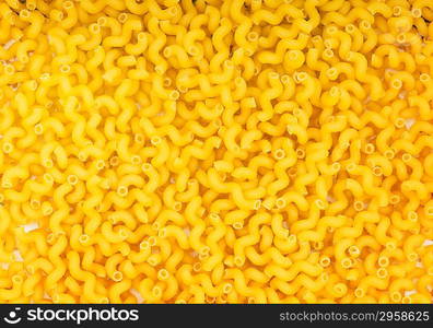 Close up of italian pasta - spiral shaped