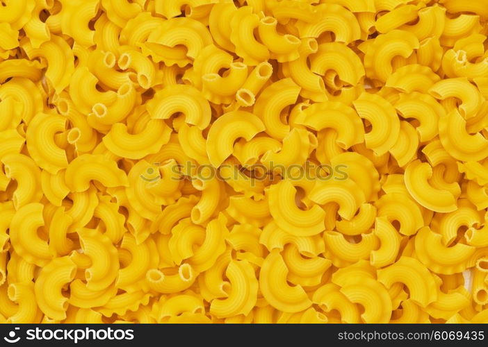 Close up of italian pasta - spiral shaped