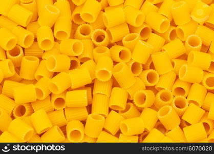 Close up of italian pasta - spiral shaped