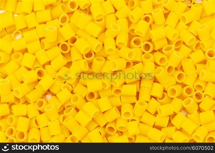 Close up of italian pasta - spiral shaped