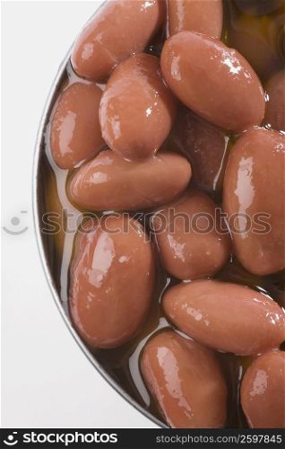 Close-up of kidney beans in a bowl
