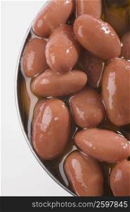 Close-up of kidney beans in a bowl