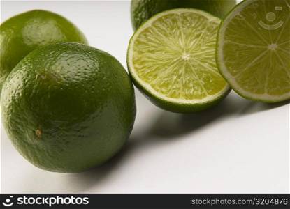 Close-up of limes