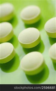 Close-up of medicine pills