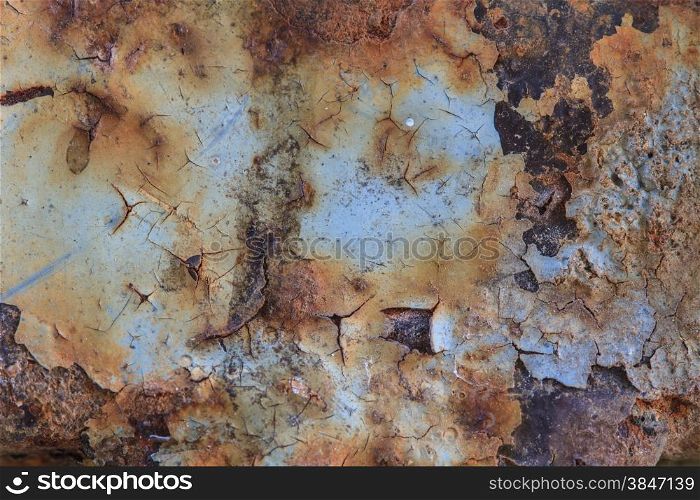 close up of metal rust background