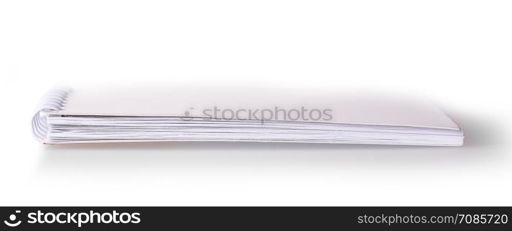 Close-up of notebook, seamless business background