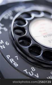 Close Up Of Old-Fashioned Telephone
