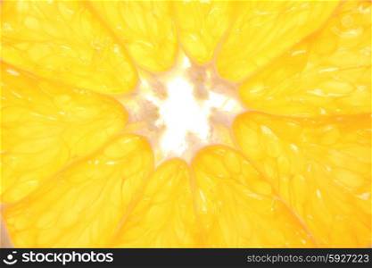 Close - up of orange slice