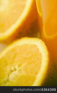 Close-up of orange slices