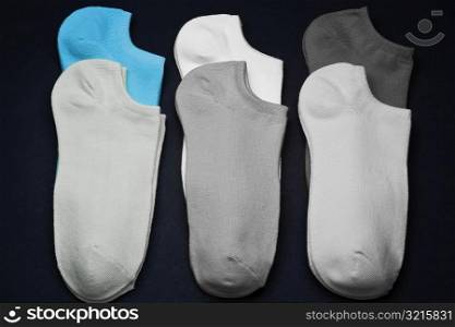 Close-up of pairs of socks