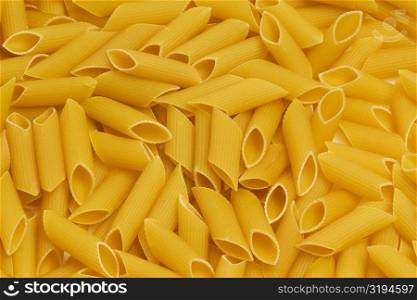 Close-up of raw macaroni