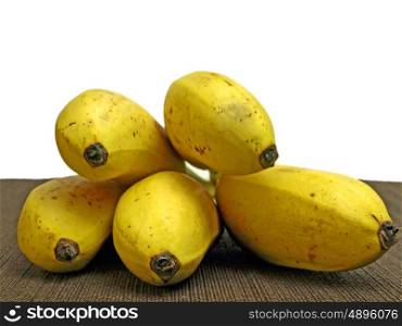 close-up of ripe bananas. ripe bananas