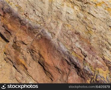 Close-up of rock in desert, Negev Desert, Israel
