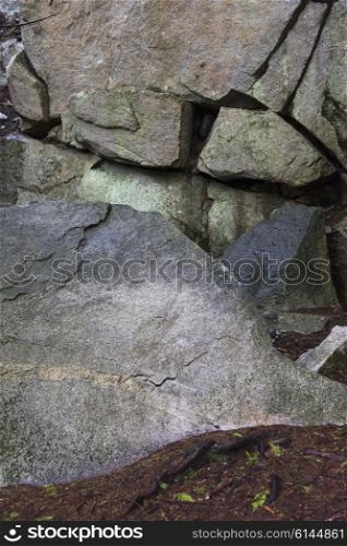 Close-up of rocks, Whistler, British Columbia, Canada