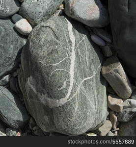 Close-up of rocks, Wild Cove, Norris Point, Gros Morne National Park, Newfoundland And Labrador, Canada