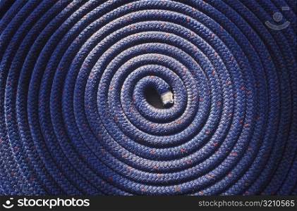 Close-up of rope in a spiral pattern