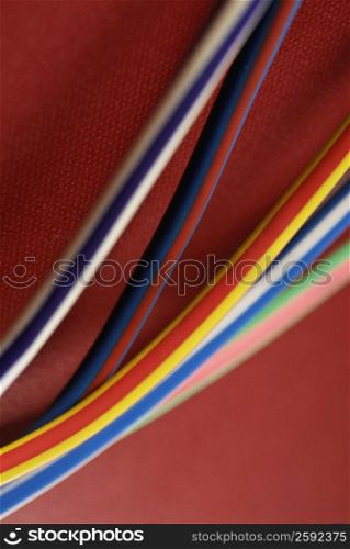 Close-up of rubber bands