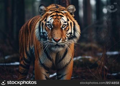 Close up of Siberian Tiger