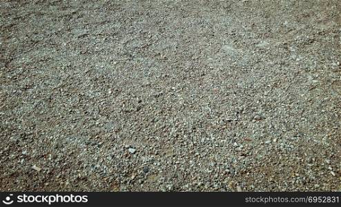 Close up of small gravel stones texture background.