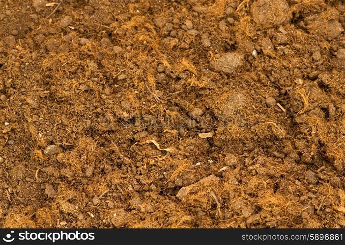 Close up of soil as a background