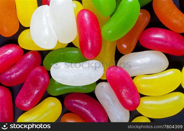 Close up of some colourful jelly beans
