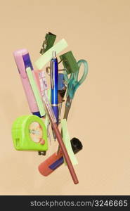 Close-up of stationery objects