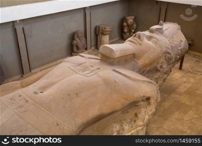 Close up of Statue of Ramesses II