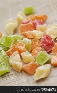 Close-up of sugared candy