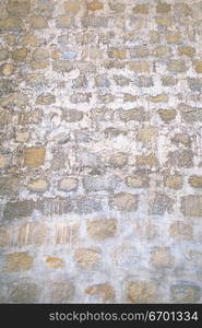 Close-up of the surface of a brick wall