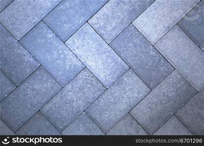 Close-up of the surface of a tiled wall