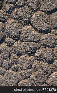 Close-up of the surface of rocks