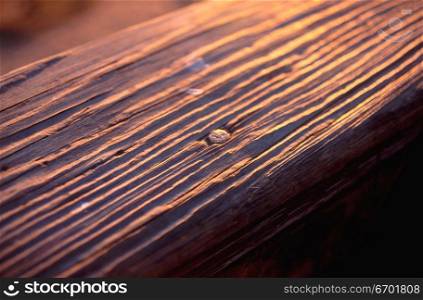Close-up of the surface of wood