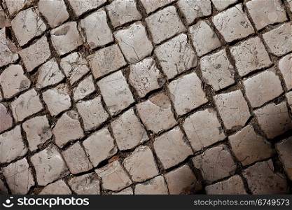 Close up of tiles on the floor