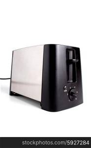 Close-up of toaster on white background