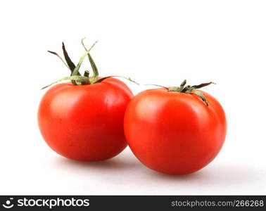 Close-Up Of Tomato Against White Background