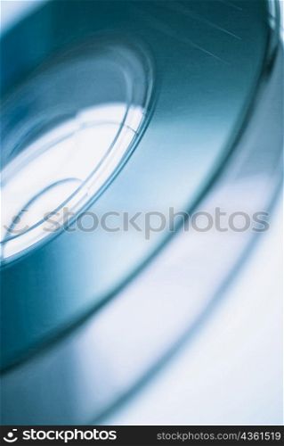 Close-up of two compact discs