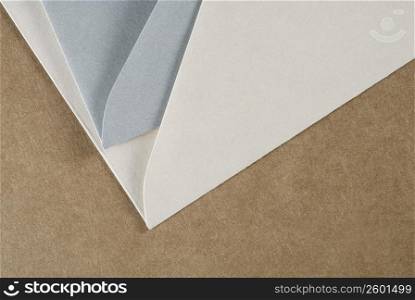 Close-up of two envelopes