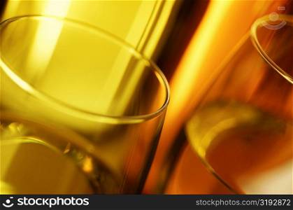 Close-up of two glasses of wine