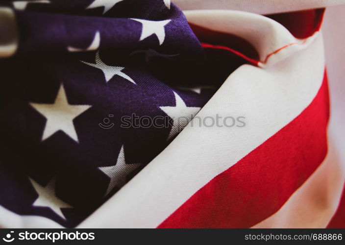 close up of usa flag - memorial day. background. close up of usa flag - memorial day