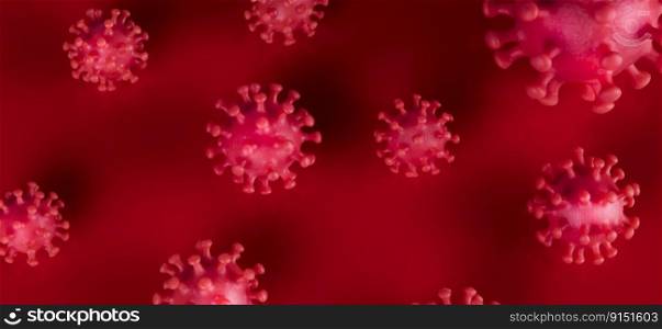 Close up of virus, medical health
