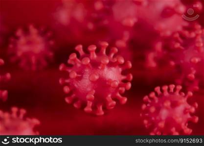Close up of virus, medical health