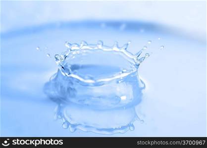 Close-up of water splash. Water abstract. background