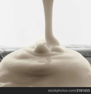 Close-up of whipped cream