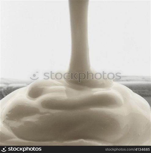 Close-up of whipped cream