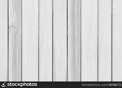 Close-up of white wood pattern and texture for background. Rustic wooden vertical