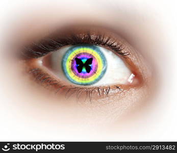 Close-up of woman&acute;s eye