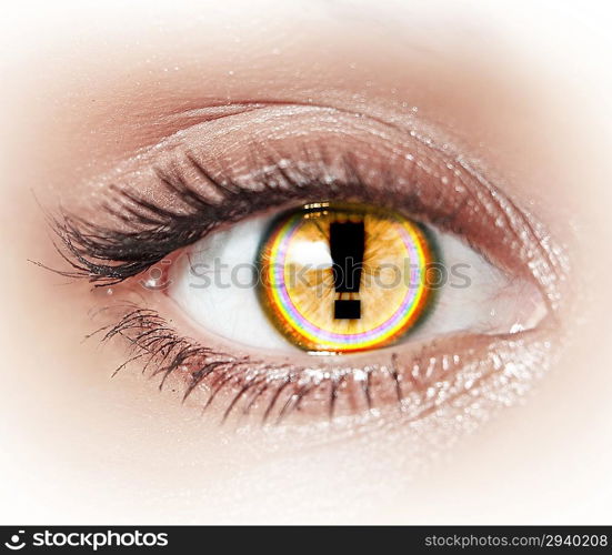 Close-up of woman&acute;s eye