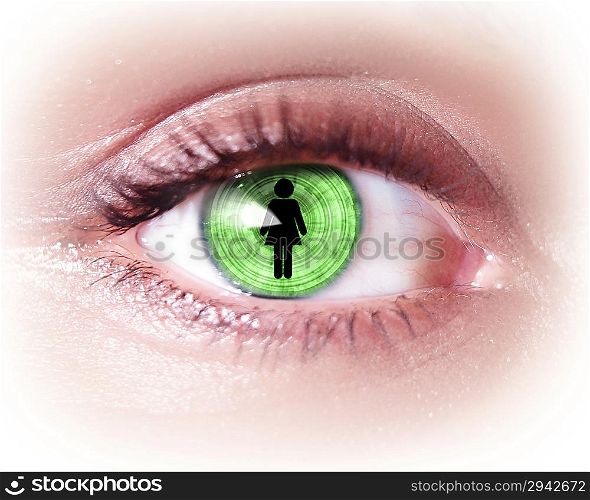 Close-up of woman&acute;s eye